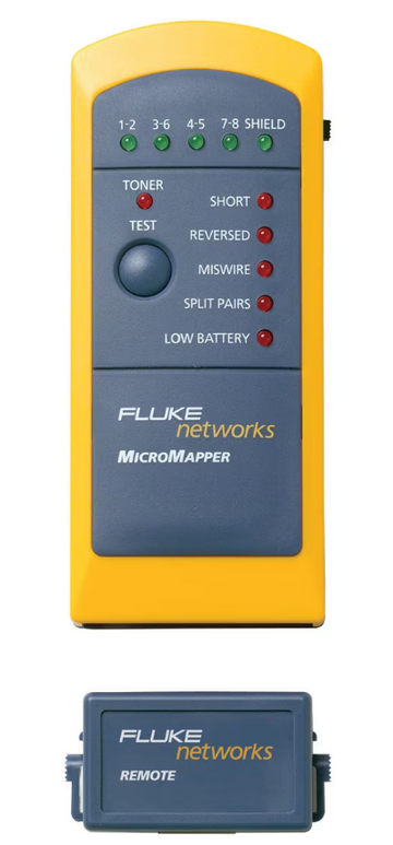 Fluke Networks MT-8200-49A MicroMapper Wiremap Tester