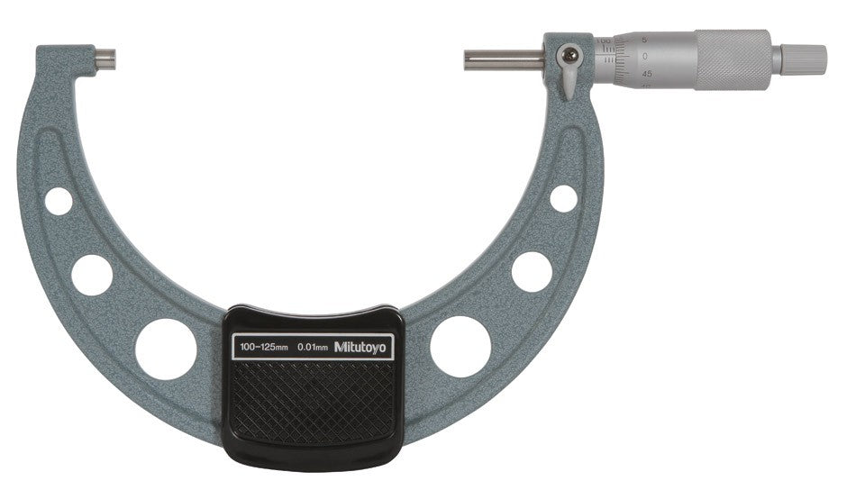 Mitutoyo 外側マイクロメータ  103-141 Mitutoyo 103-141-10 External Micrometer, 100-125mm – Queensland