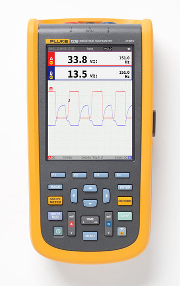 Fluke 123B Industrial ScopeMeter handheld Oscilloscope